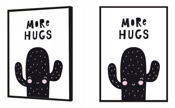TAVELAFFIST I RAM 33x43 cm Hugs Scandi PD331