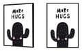 Miniatyrbild 3 av 4: TAVELAFFIST I RAM 33x43 cm Hugs Scandi PD331
