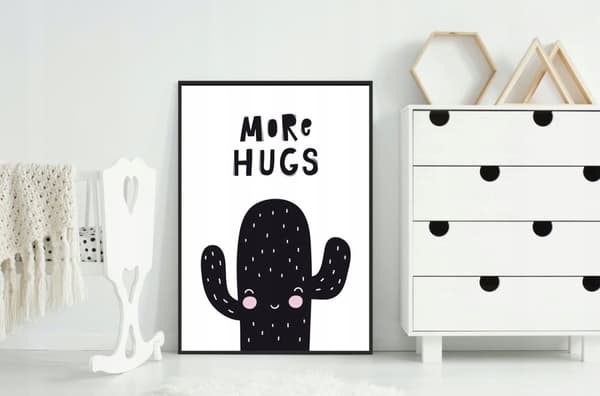 TAVELAFFIST I RAM 33x43 cm Hugs Scandi PD331