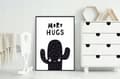 Miniatyrbild 4 av 4: TAVELAFFIST I RAM 33x43 cm Hugs Scandi PD331