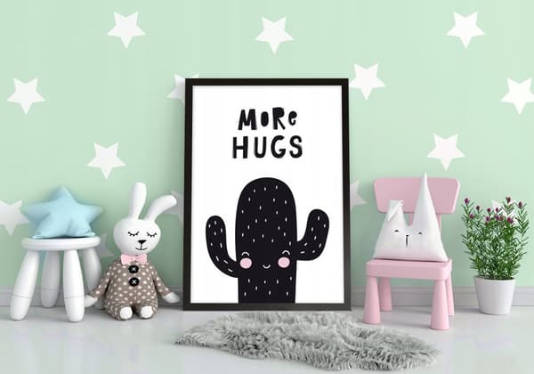 TAVELAFFIST I RAM 33x43 cm Hugs Scandi PD331