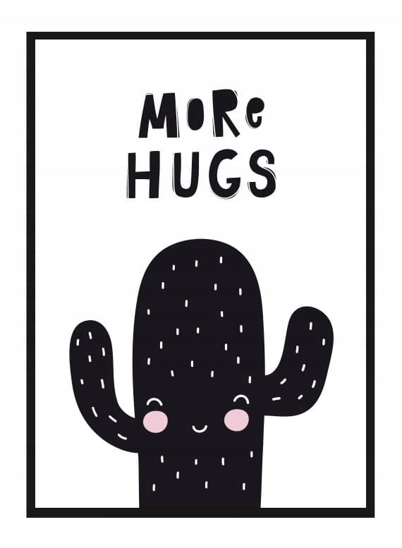 TAVELAFFIST I RAM 33x43 cm Hugs Scandi PD331