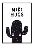 Miniatyrbild 1 av 4: TAVELAFFIST I RAM 33x43 cm Hugs Scandi PD331