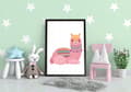 Miniatyrbild 2 av 4: TAVELAFFIST I RAM 33x43 cm Alpacka PD325