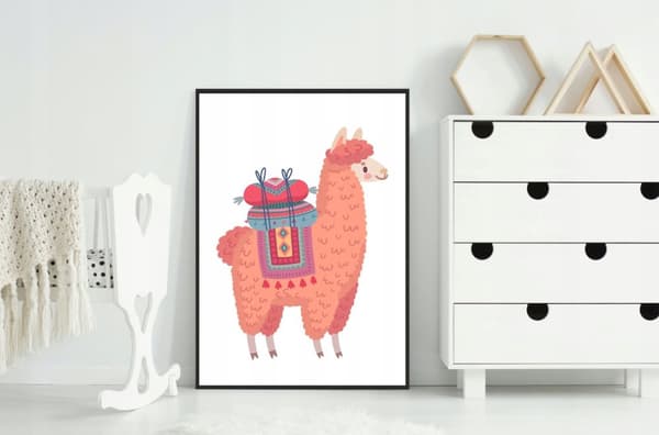 POSTER I RAM 33x43 cm Alpacka PD321