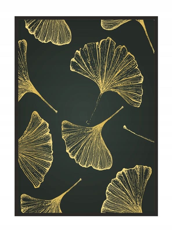 TAVELAFFIST I RAM 53x73 cm Guld P1878