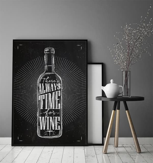 KUVAPOSTERI KEHYISSÄ 33x43 cm Kitchen Wine P1869
