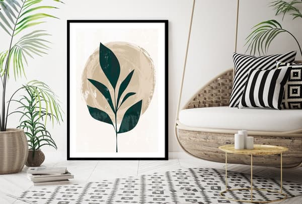 POSTER I RAM 53x73 cm Boho P2111