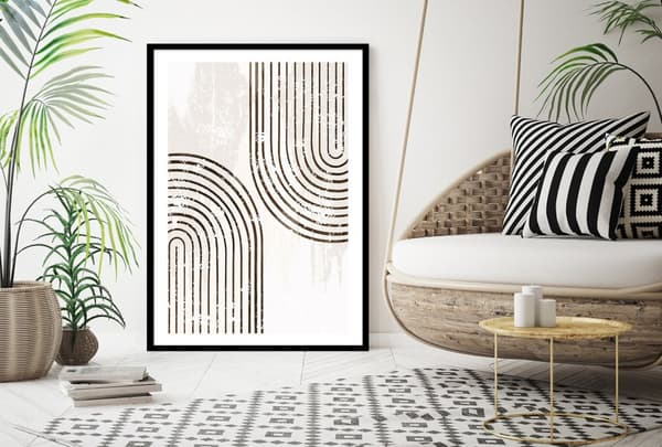 KUVAPUOLISTE KEHYISSÄ 53x73 cm Boho P2194