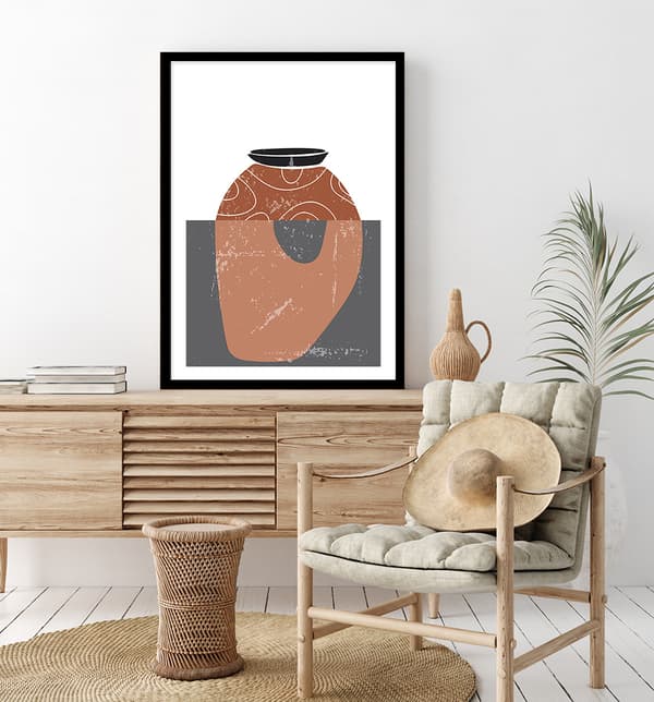 KUVAPUOLISTE KEHYISSÄ 53x73 cm Boho P2206