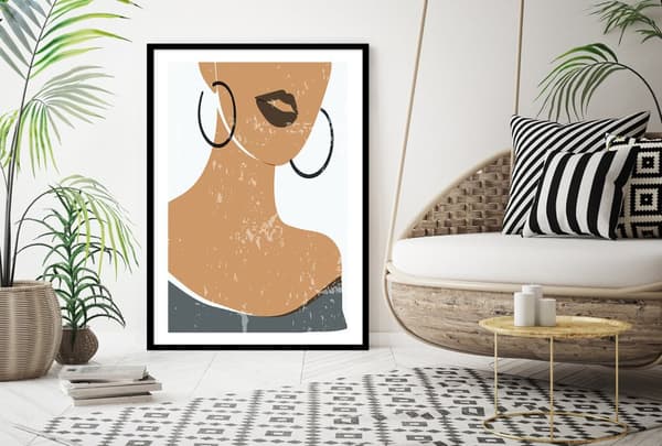 KUVAPUOLISTE KEHYISSÄ 53x73 cm Boho P2209