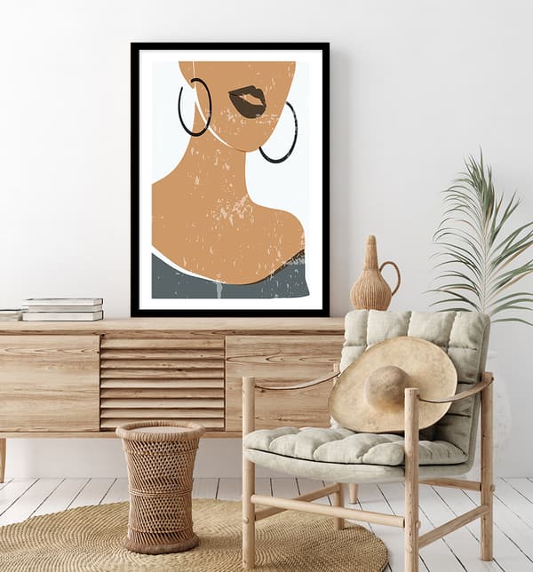 KUVAPUOLISTE KEHYISSÄ 53x73 cm Boho P2209