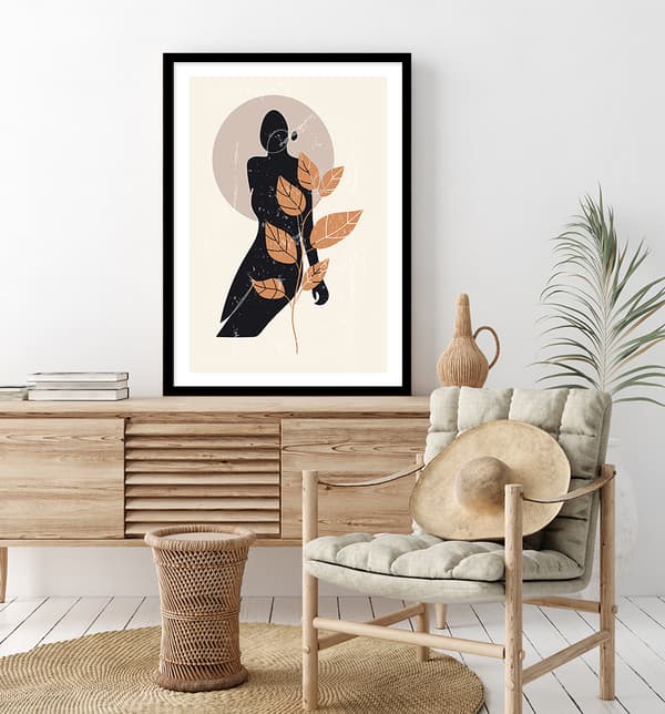 KUVAPUOLISTE KEHYISSÄ 53x73 cm Boho P2211