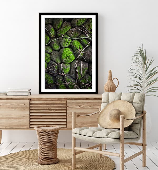 TAVELAFFIST I RAM 53x73 cm Boho P2221