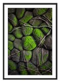 Miniatyrbild 1 av 4: TAVELAFFIST I RAM 53x73 cm Boho P2221