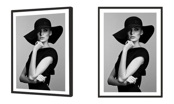 POSTER I RAM 53x73 cm Flicka P2232
