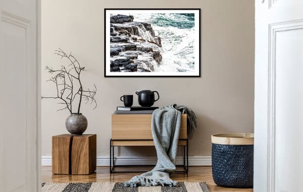 BILLEDPOKATER I RAMME 53x73 cm Havpos P2270