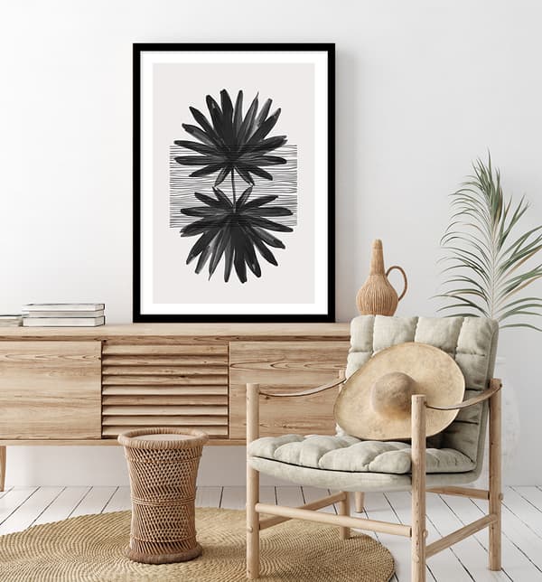 POSTER I RAM 33x43 cm Boho P2284