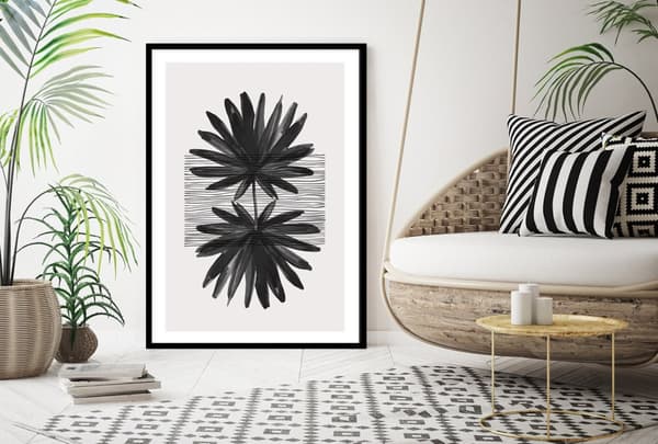 POSTER I RAM 33x43 cm Boho P2284