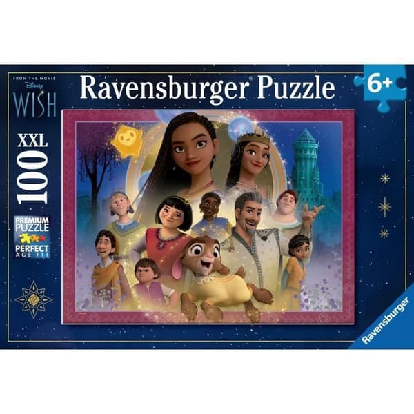 100-brikkers XXL-puslespil Ønskenes Rige, Disney Wish, Fra 6 år, 12001048, Ravensburger