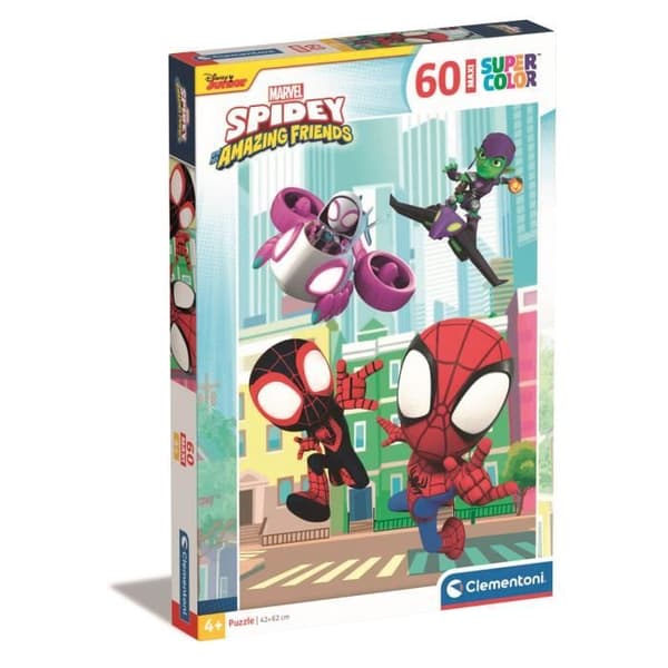 CLEMENTONI - 60 dele Maxi - Spidey og hans fantastiske venner
