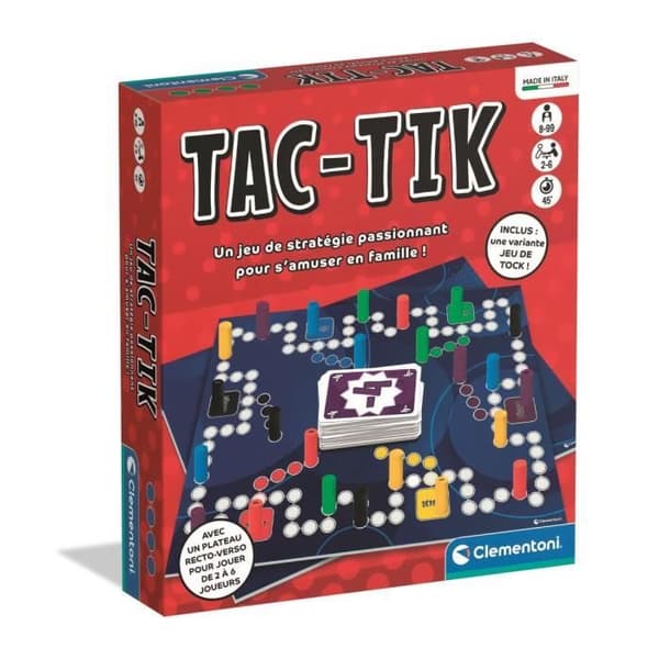 CLEMENTONI - Tac-Tik, brætspil