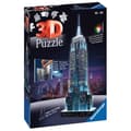 Miniatyrbild 2 av 6: RAVENSBURGER Pussel 3D Empire State Building Nattutgåva 216p