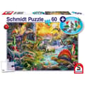 Miniatyrbild 1 av 3: Dinosaurier - med tillägg (dinosauriefigurer) - 60 delar - SCHMIDT SPIELE
