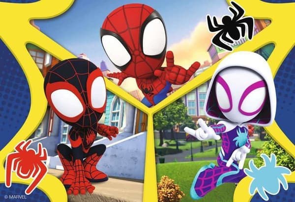 2x24-bitars Spidey & Company-pussel - Från 4 år Ravensburger