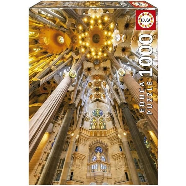 Sagrada Familian sisätilat - 1000 palan palapeli