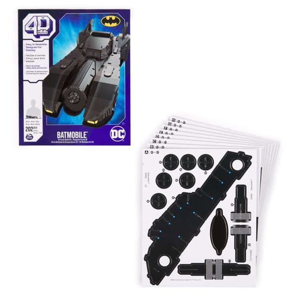 SPIN MASTER BATMOBILE BATMAN DC 4D-bygge