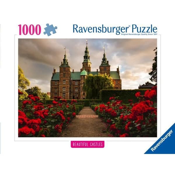 1000-bitars pussel Rosenborg slott, Danmark, Highlight Collection, från 14 år, Slott, 12001336, Ravensburger