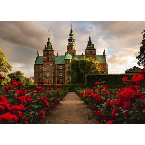 1000-bitars pussel Rosenborg slott, Danmark, Highlight Collection, från 14 år, Slott, 12001336, Ravensburger