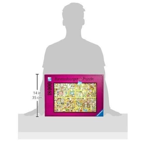 Palapeli 18 000 palaa XXL Maaginen kirjasto, Colin Thompson, Aikuiset ja lapset 14-vuotiaista alkaen, Fantasia, 17825, Ravensburger
