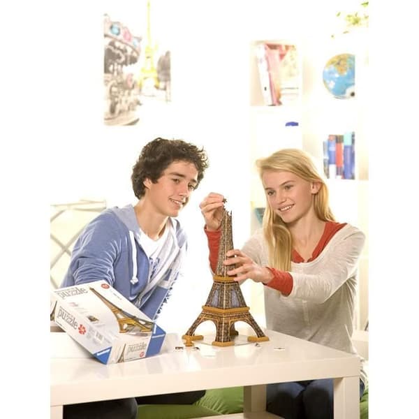 3D Eiffeltornet Pussel - Ravensburger - 216 bitar - limfritt - Arkitektur och monument