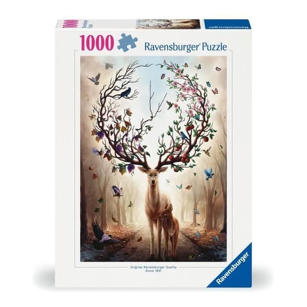 1000 brikkers fantasy hjorte puslespil, voksne og børn fra 14 år, puslespil i høj kvalitet, 12000459, Ravensburger