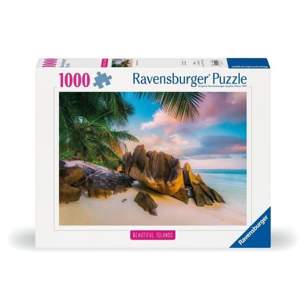 1000-bitars pussel Seychellerna (höjdpunkter), vuxna och barn, åldrar 14+, premiumpussel, 12000154, Ravensburger