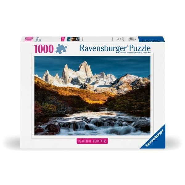 1000p palapeli Fitz Roy Patagonia (kohokohdat), aikuiset ja lapset, ikä 14+, premium-palapeli, 12000253, Ravensburger