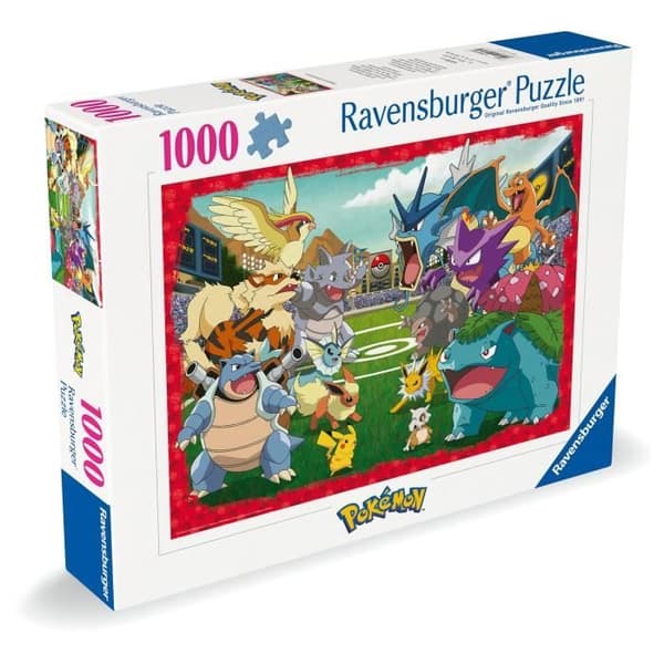 1000 bitars Pokémon-stridspussel, vuxna och barn 14 år och äldre, premiumpussel, 12000628, Ravensburger