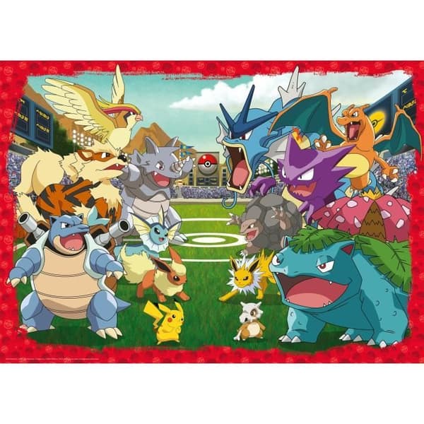1000 bitars Pokémon-stridspussel, vuxna och barn 14 år och äldre, premiumpussel, 12000628, Ravensburger