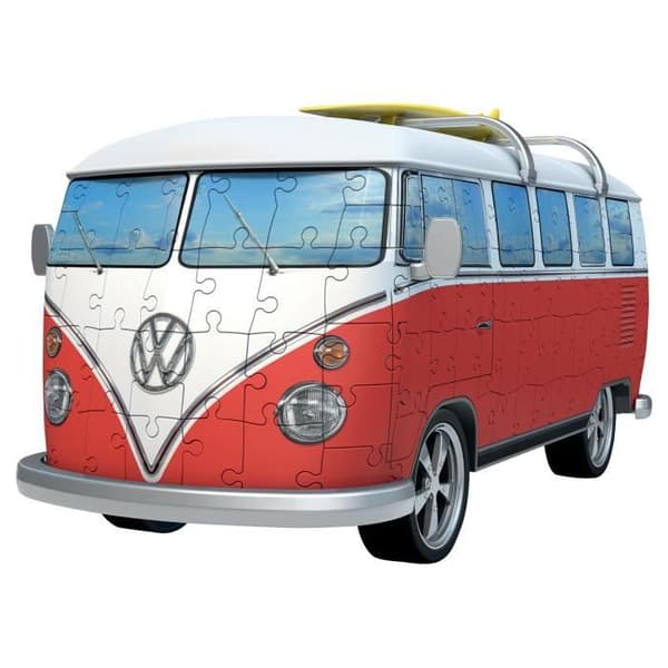 3D-pussel Kombi T1 Volkswagen - Ravensburger - 162 bitar - limfritt - Barn 8 år