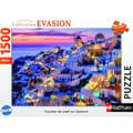 Miniatyrbillede 2 af 3: 1500-brikkers puslespil Solnedgang på Santorini, Voksne og børn fra 14 år, Evasion Collection, 12001532, Nathan