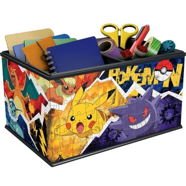 Pokémon Opbevaringsboks 3D Puslespil - Ravensburger - 216 brikker - Fra 8 år