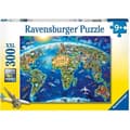Miniatyrbild 1 av 2: 300-bitars XXL-pussel - Världsmonumentskarta - Ravensburger - För barn från 9 år - Tillverkat i Europa