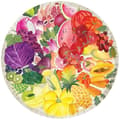Miniatyrbillede 3 af 4: 500-brikkers rundt puslespil Frugt og grøntsager, Farvecirkel, Abstrakt, Voksen, Ravensburger