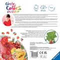 Miniatyrbillede 4 af 4: 500-brikkers rundt puslespil Frugt og grøntsager, Farvecirkel, Abstrakt, Voksen, Ravensburger