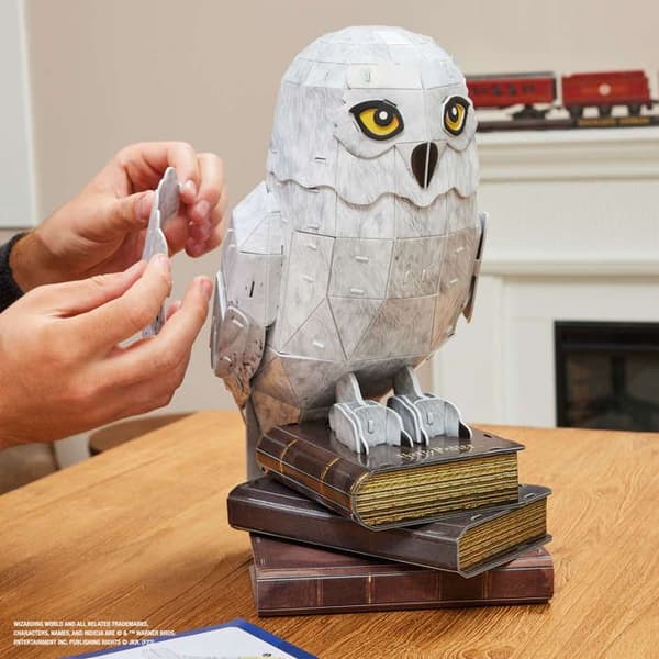 SNURRA MÄSTAREN HEDWIG Harry Potter 4D-bygge