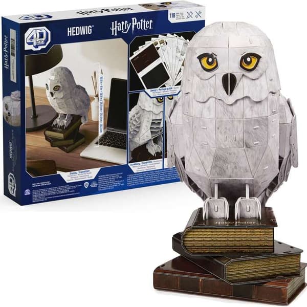 SNURRA MÄSTAREN HEDWIG Harry Potter 4D-bygge