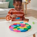 Miniatyrbillede 2 af 6: Fisher-Price Mandala-puslespil i træ - 40 brikkers geometrisk mønsterpuslespil HXT94