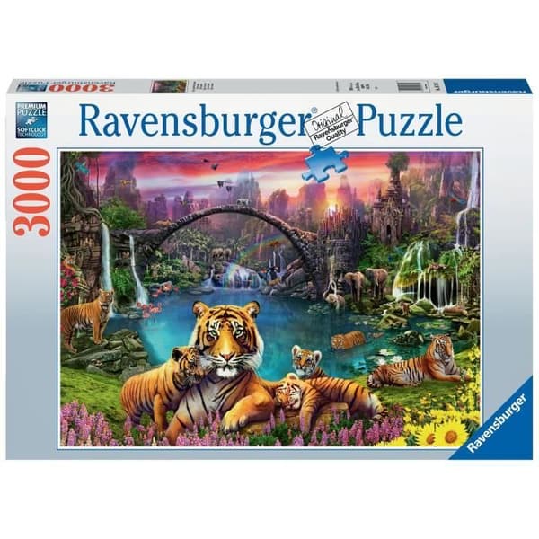 3000-brikkers puslespil Tigre i lagunen, Voksen, Fra 14 år, 00016719, Ravensburger